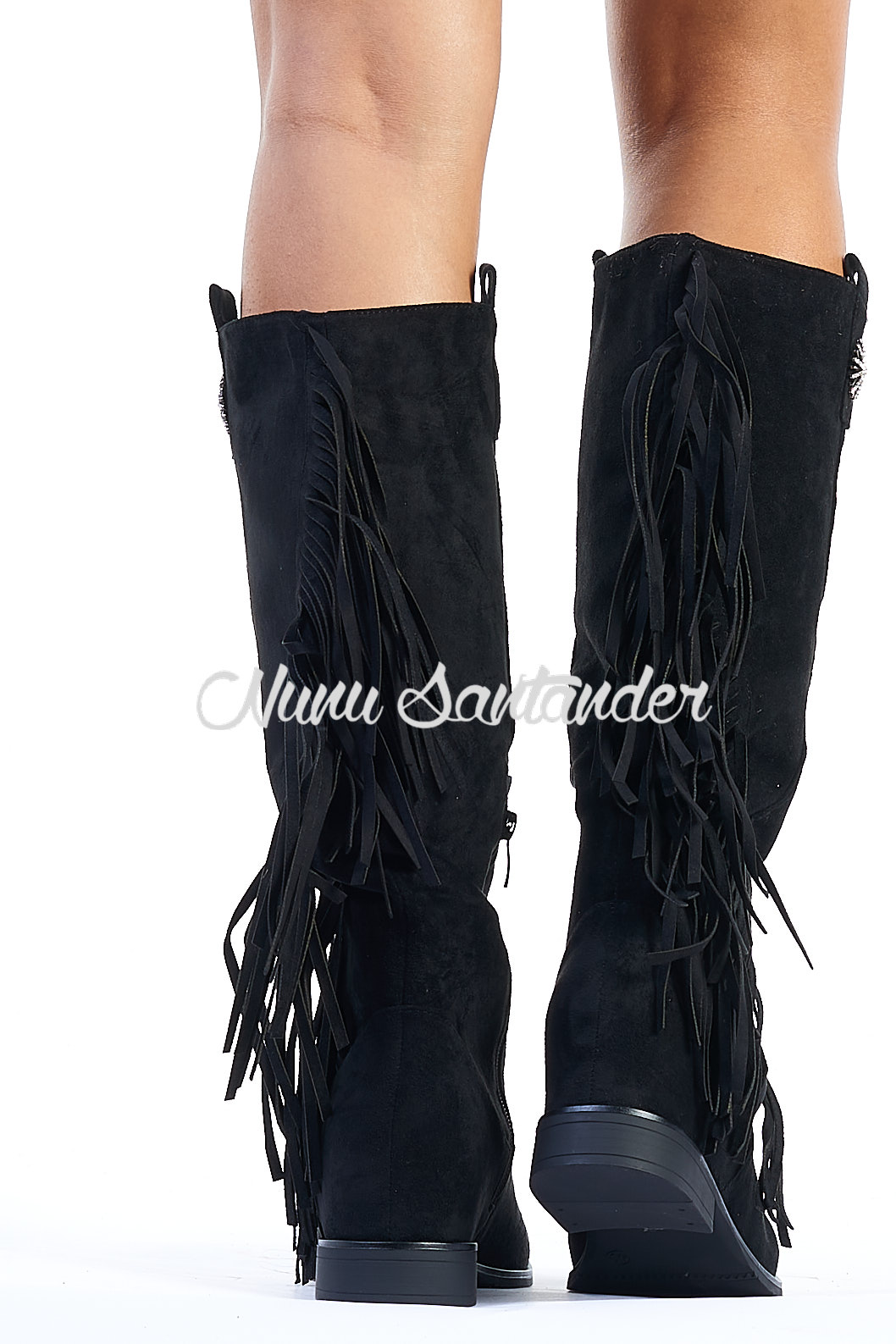 Botas con flecos Retromida - Nunu Santander