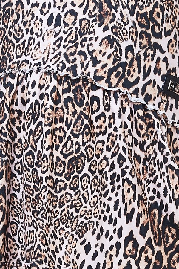 vestido animal print