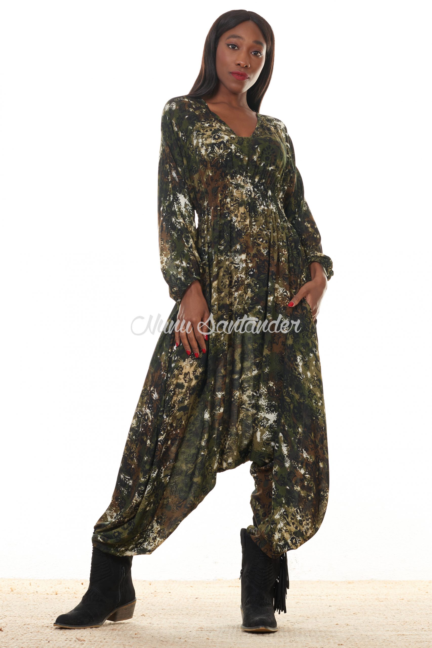 Mono cargo Efimero Kaki Nunu Santander