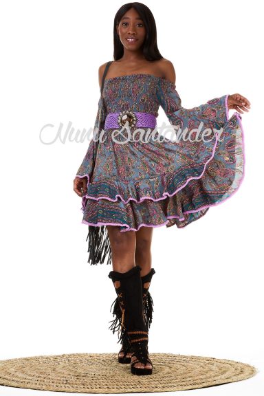 Vestidos cortos boho chic e ibicencos en Nunu Santander