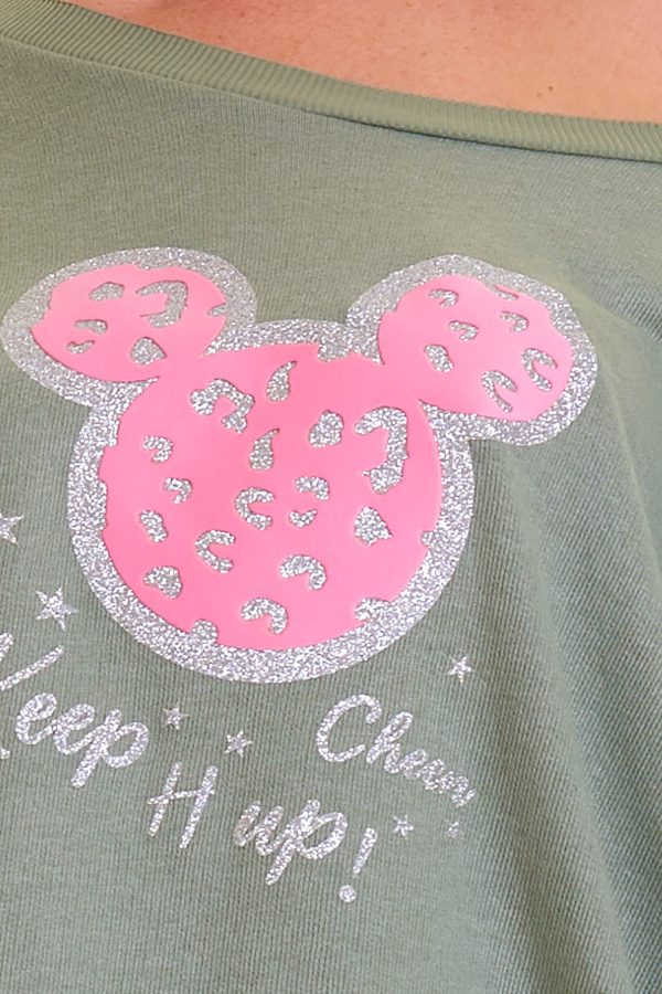 Sudadera Algodón David Mickey Animal Print: sudadera elástica con silueta de Mickey, detalles en color plateado y efecto deshilachado. Diseño moderno, cómodo y original.