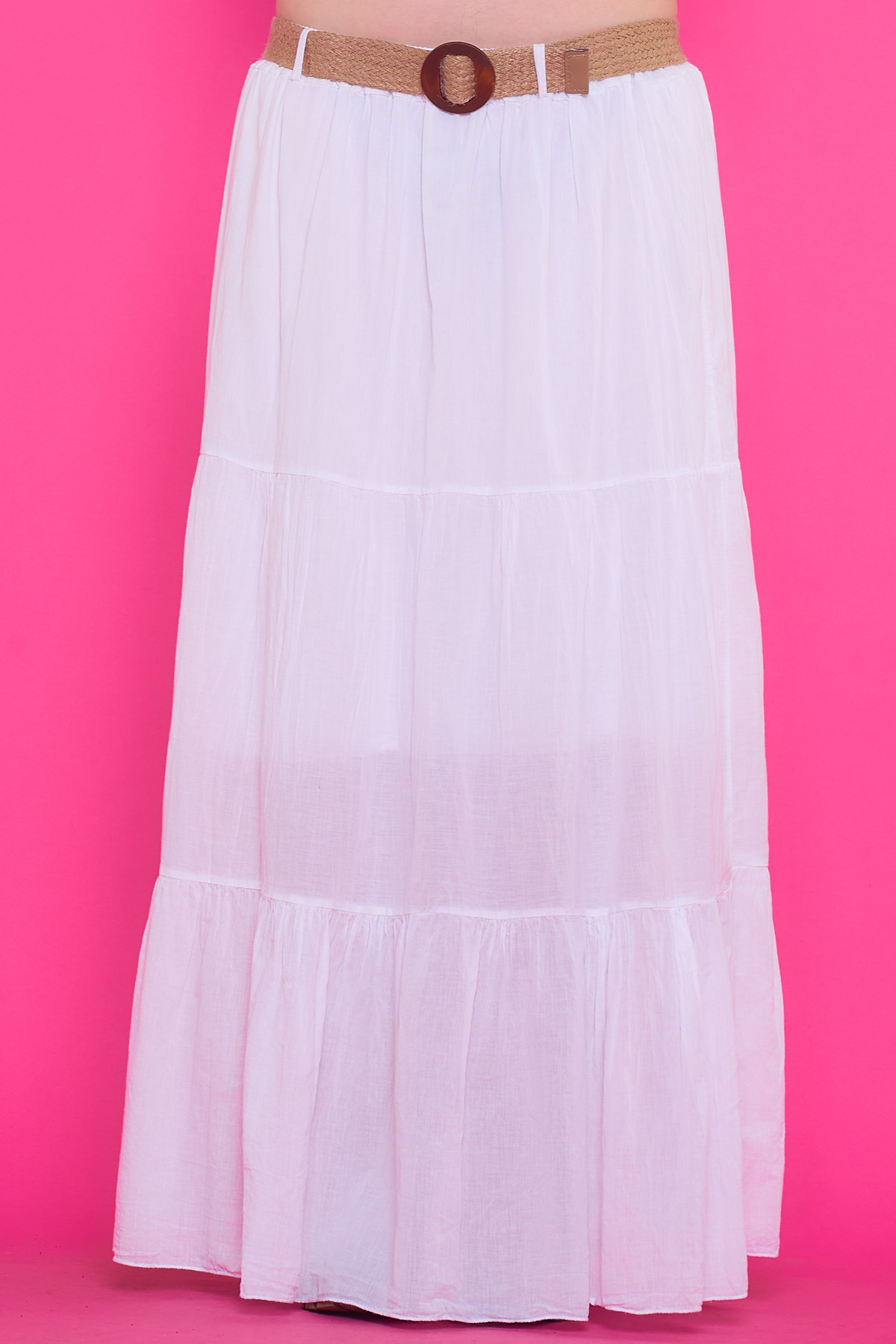 Falda Larga Con Cinturón Conchales Nunu Santander