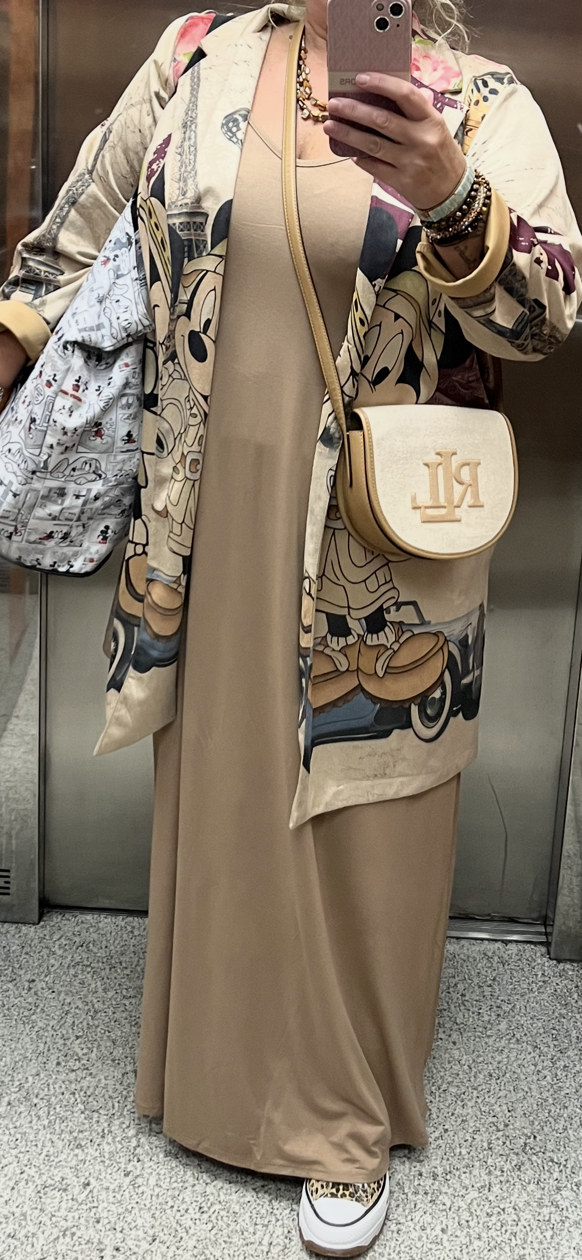 Click to view full screen Chaqueta Estampada Larga Apaneca 1 photo review