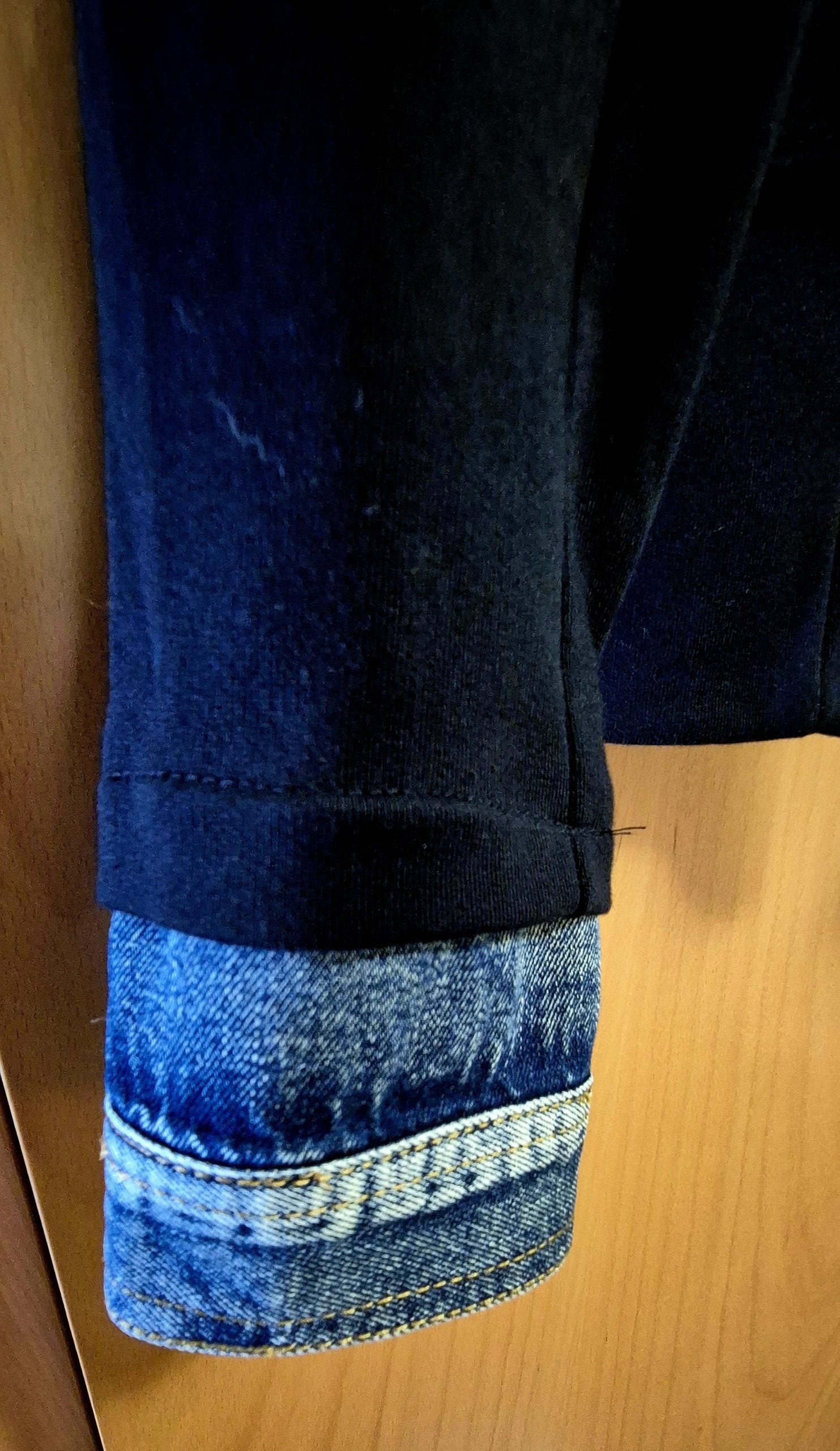 Chaqueta Celeste Negro photo review