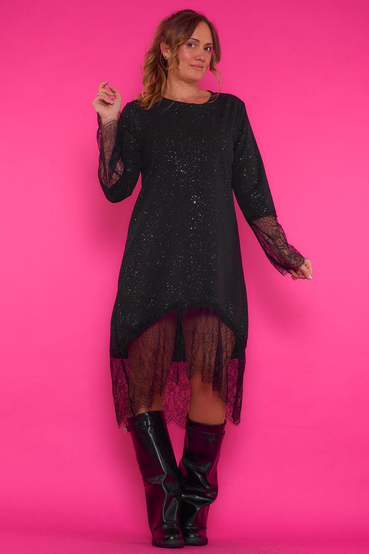 Vestido Con Encaje Cayambe