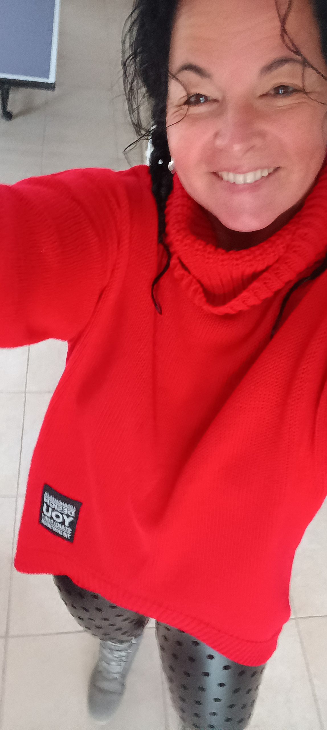 Jersey Asimétrico Cuello De Tortuga Chiman photo review