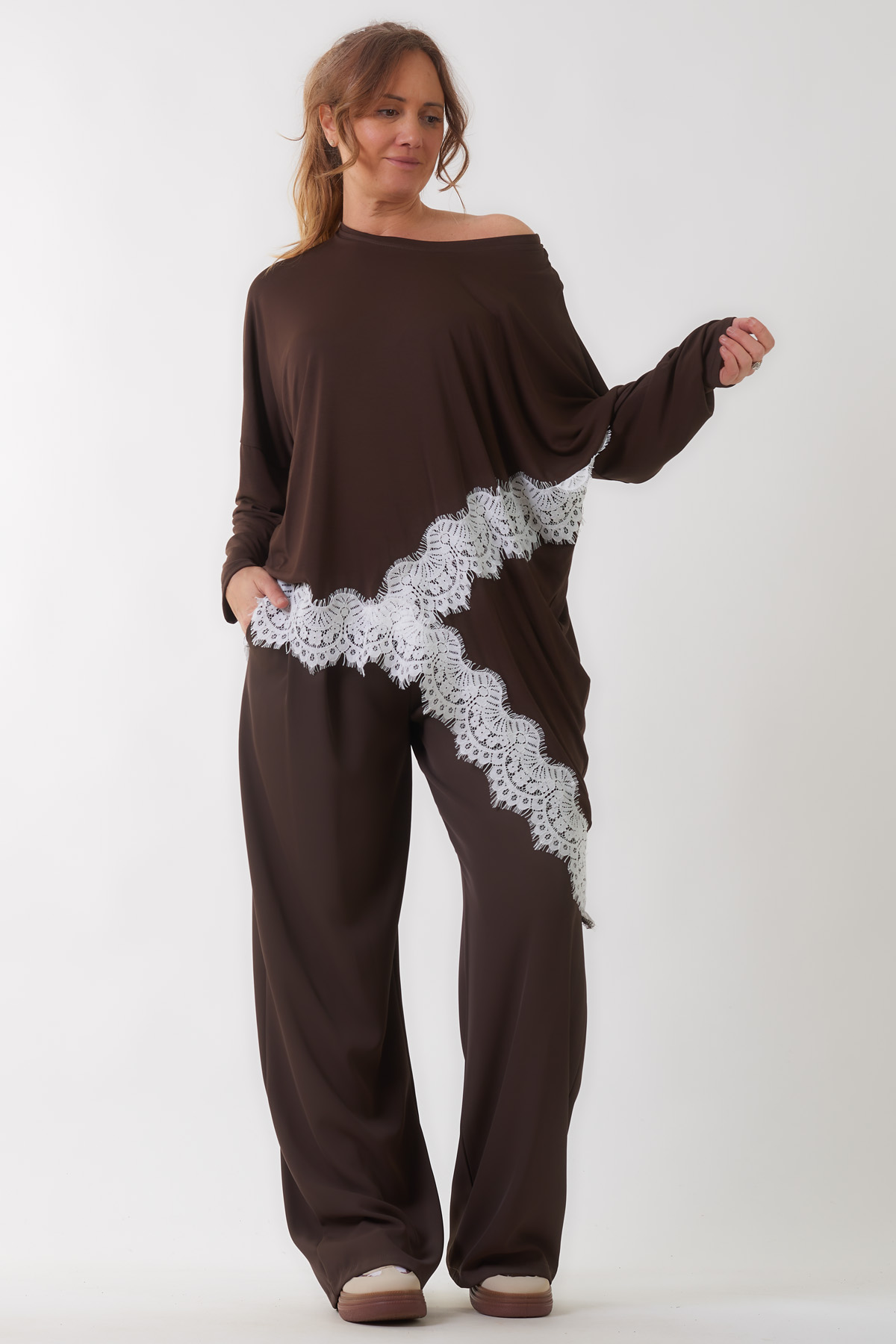 Blusa Larga Asimétrica Darias