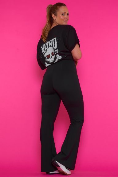 Leggings campana Ibazi Leggings Ibazi de Nunu Santander: comodidad total y estilo boho-chic. Diseño de campana que alarga tu figura, ideal para looks casuales o sofisticados.