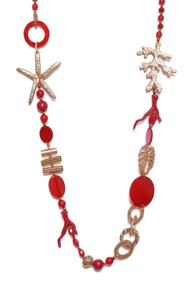 Descubre el Colgante Venti, una pieza boho-chic con abalorios y elementos marinos que capturan la esencia del verano. Eleva tus looks al instante con este accesorio único de Nunu Santander.