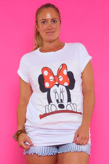 (TARA) Blusa Estampada Mora