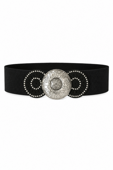Descubre el cinturón Vofol, un accesorio imprescindible para realzar tu estilo boho-chic. Su diseño elástico y hebilla con detalles étnicos define tu cintura con elegancia. ¡Perfecto para tus looks más especiales!